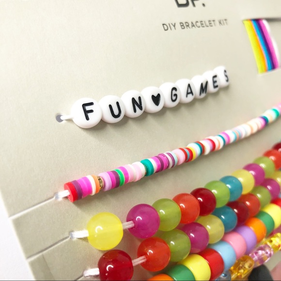 BP DIY Beaded Letter Bracelet Making Kit Girl Gift Do It Yourself Nordstrom - Picture 4 of 16